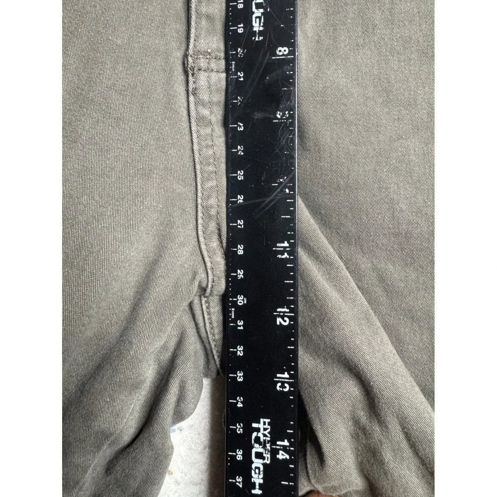 RedHead Flannel Lined Cargo Pants Mens 40x32 Green Cotton Blend Work Wear